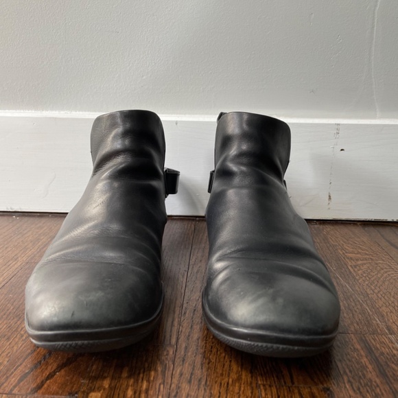 Prada Velcro ankle buckle Modern Boots, black. size 10.5 main image 9
